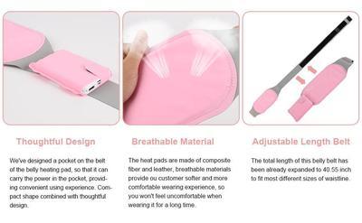 Electric Menstrual Heating Pad Period Cramp Relief Belt