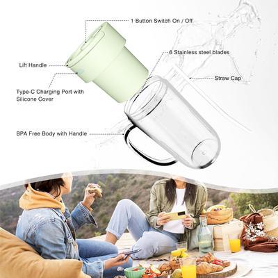 Portable Electric Juicer Blender - 1 Pc, Multifunctional & Rechargeable